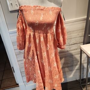 EUC Forever 21+ Women's sz 1X Strapless Floral Midi Dress